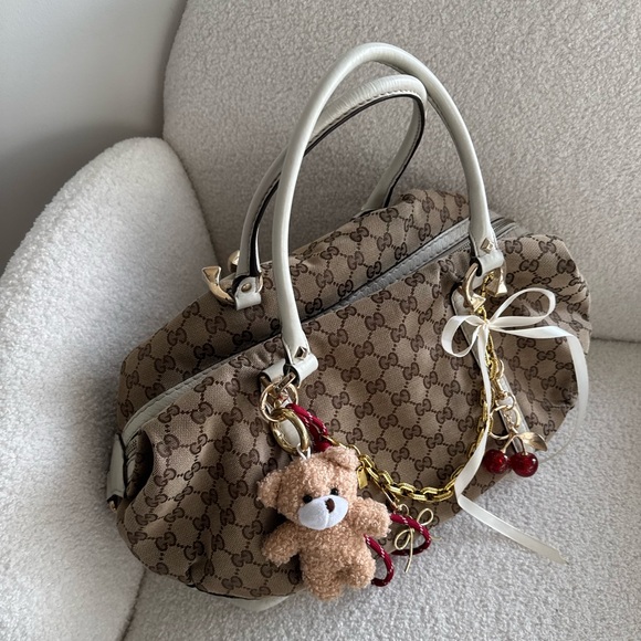 authentic vintage Gucci GG Canvas Bowler Shoulder Bag - Picture 12 of 12